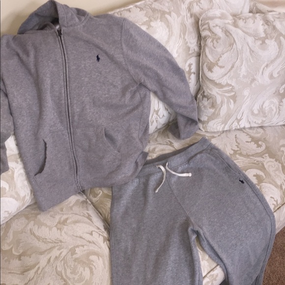 boys polo sweatsuit